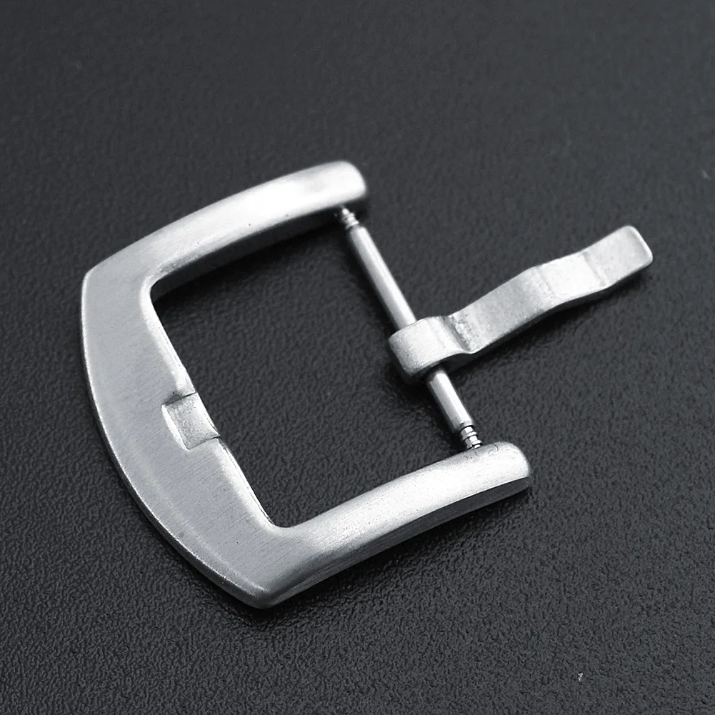 5pcs/set Stainless Steel Polished Brushed Watchband Strap Clasp Buckles Watch Buckle Metal Accessories 18mm 20mm 22mm 24mm 26mm