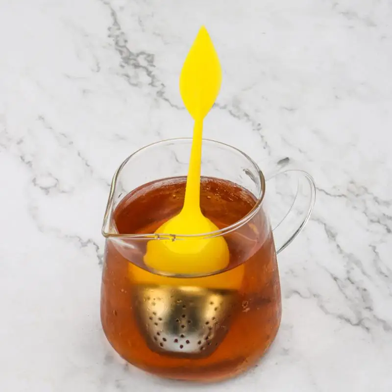 

1 шт. милый ситечко для заваривания чая, нетоксичный силиконовый ситечко для чая, чайный мешок для пивоварения, травяной фильтр для специй, к...