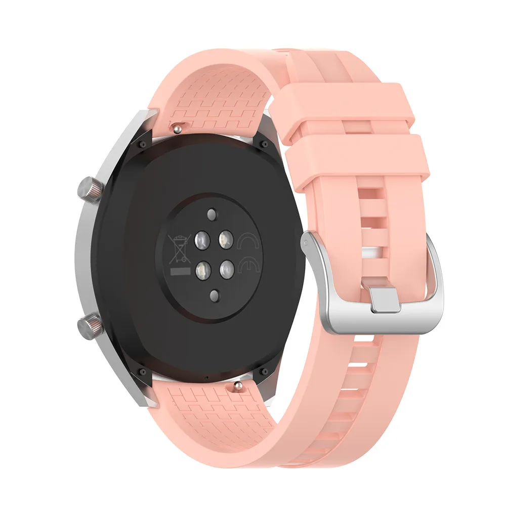 Ремешок силиконовый для Huawei Watch GT 42 мм 46 мм/Samsung gear s3/Amazfit GTR 47 сменный спортивный