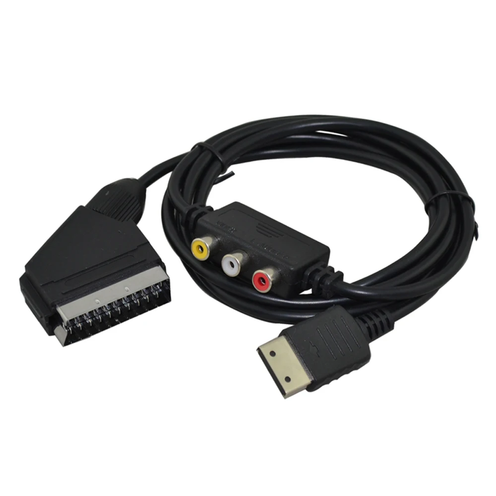 Для sega DC кабель Шнур Scart с AV Box адаптером для SEGA Dreamcast | Электроника