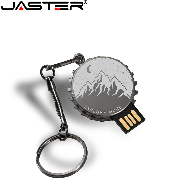 JASTER флеш-диск USB 2 0 Хранение данных мини металлическая Водонепроницаемая Крышка