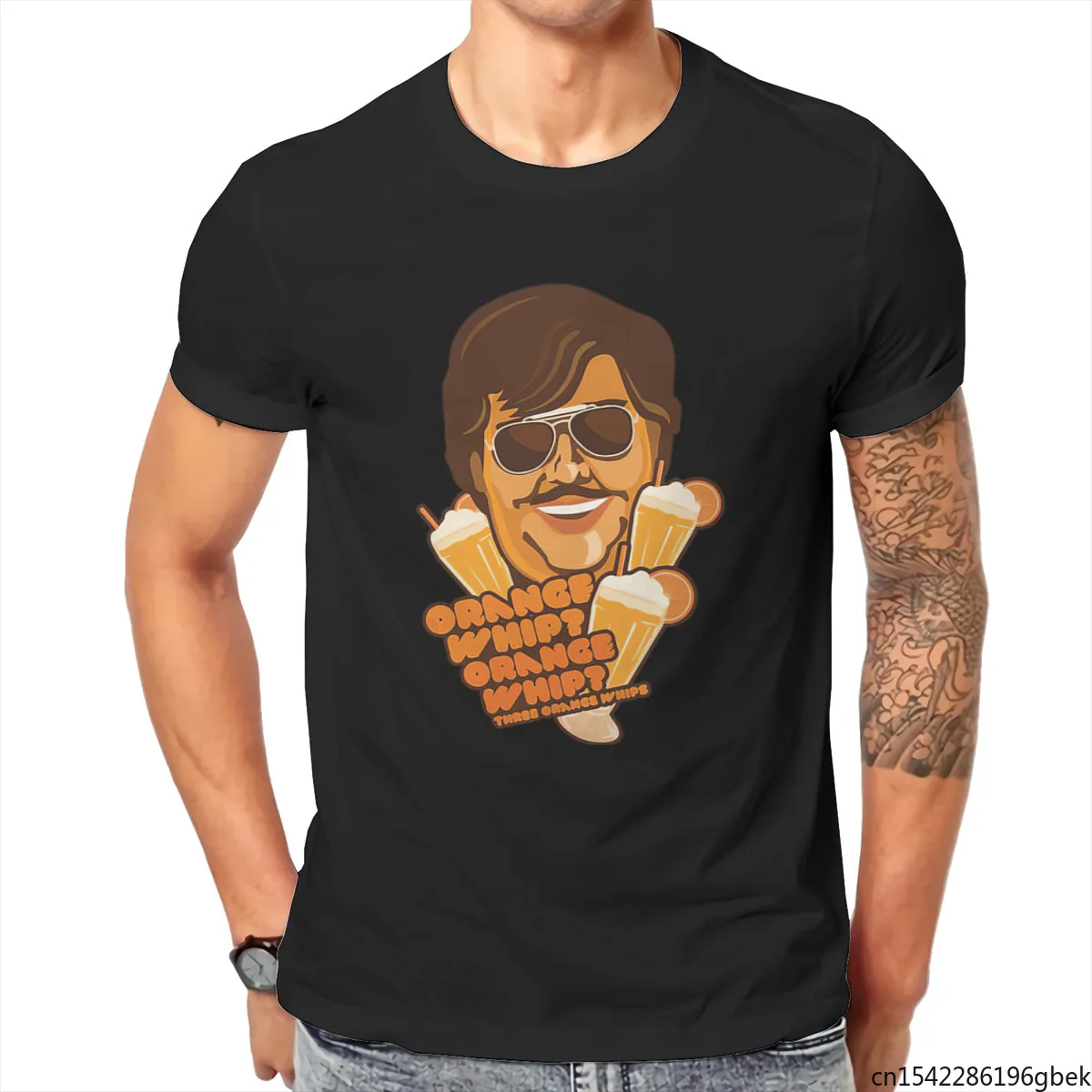 

Orange Whip Dabbing Men's T-Shirt