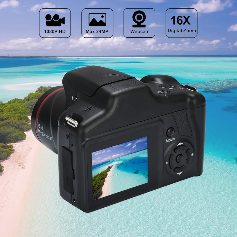 

New Professional Photo Camera SLR Digital Camera 16 Million Pixels Photography 1080P Video Camcorder 16X Digital Zoom Cameras
