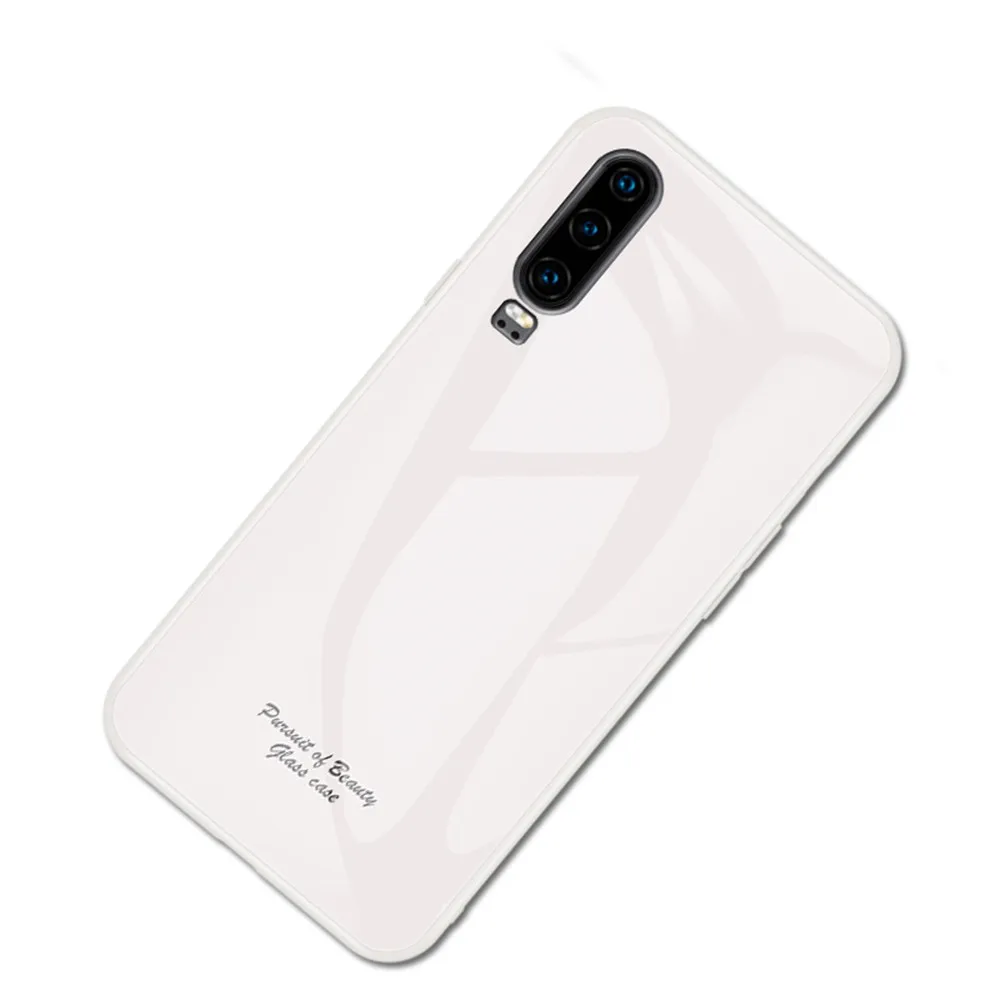 Чехол для телефона huawei P20 P30 Lite Pro Чехол из мраморного закаленного стекла Мягкий силиконовый чехол для huawei Y9 Y7 Y6 Honor 8A 9X чехол - Цвет: Pattern 18