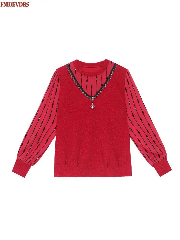 

Winter Spring Basic Wear Women Fashion Bling Elegant Office Lady Sheer Mesh Tops And Blouses
