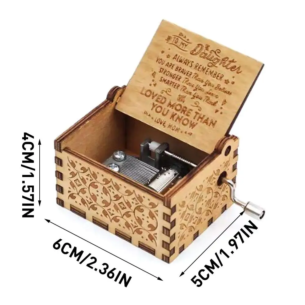 Новая музыкальная шкатулка с ручками вы тема мое солнце любовь папа мама дочь