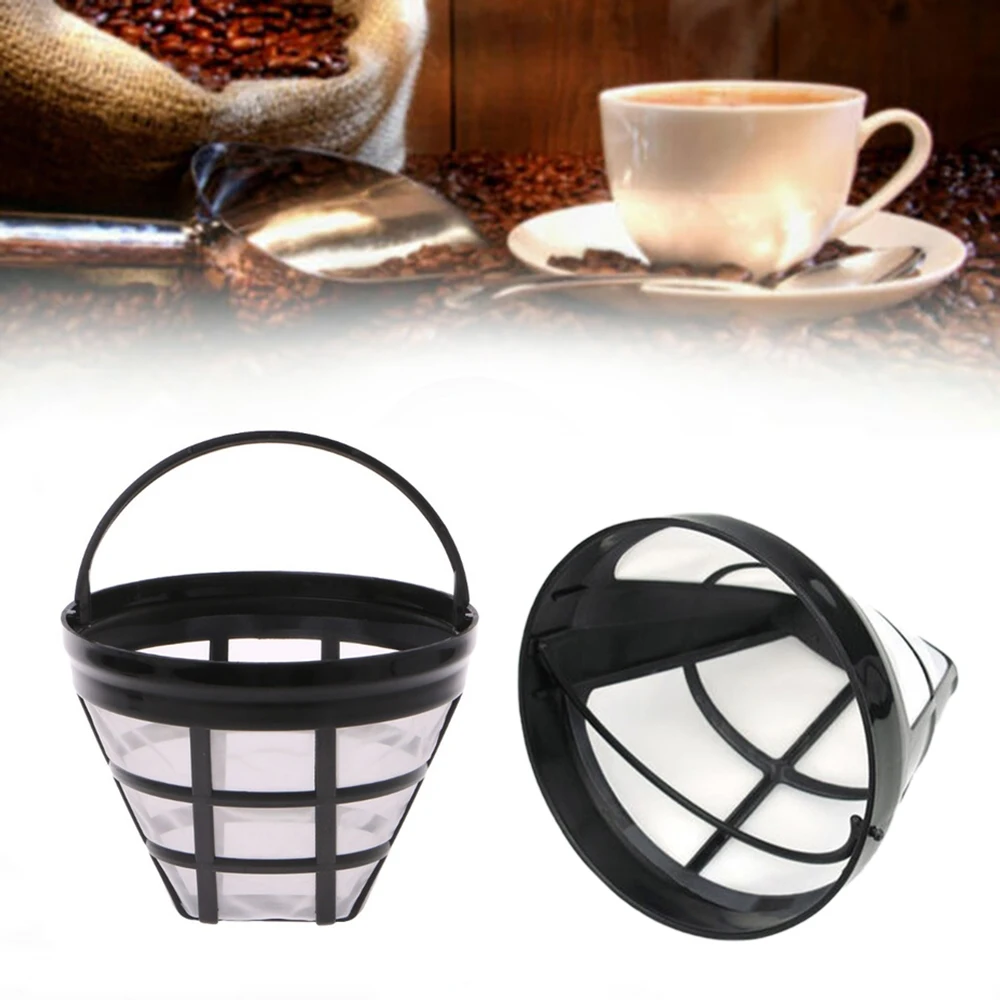 

Replacement Coffee Filter Reusable Refillable Basket Cup Style Brewer Tool