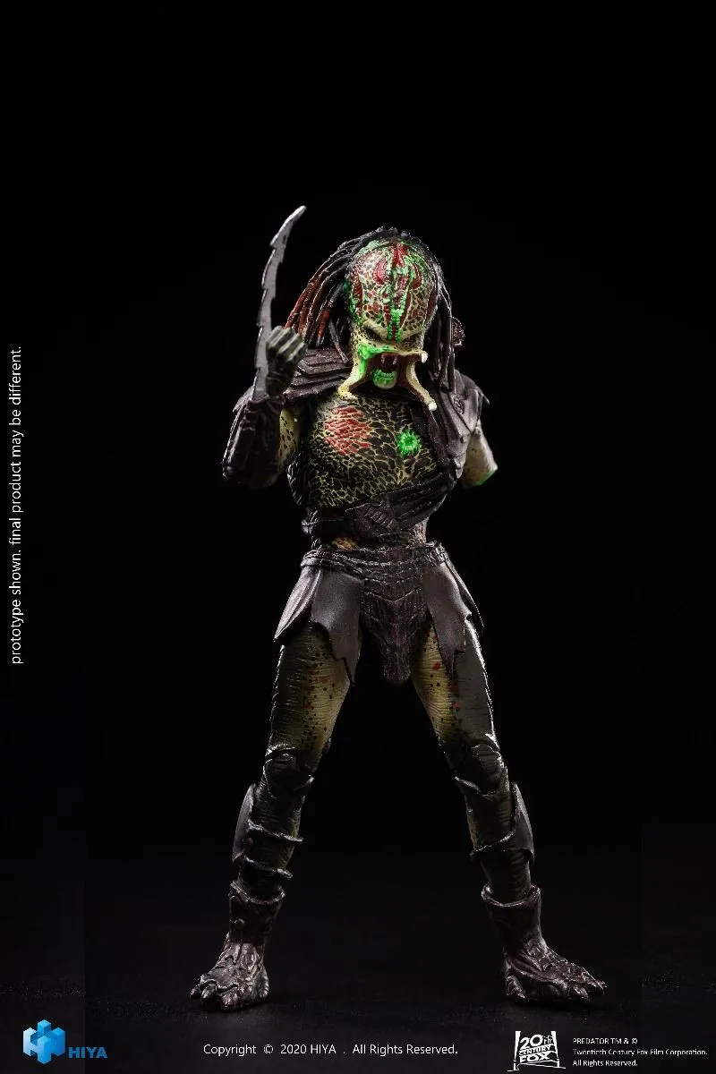 Hiya игрушки LP0102 Хищники боевые повреждения Berserker Predator 1/18 5 дюймов экшн-фигурка -