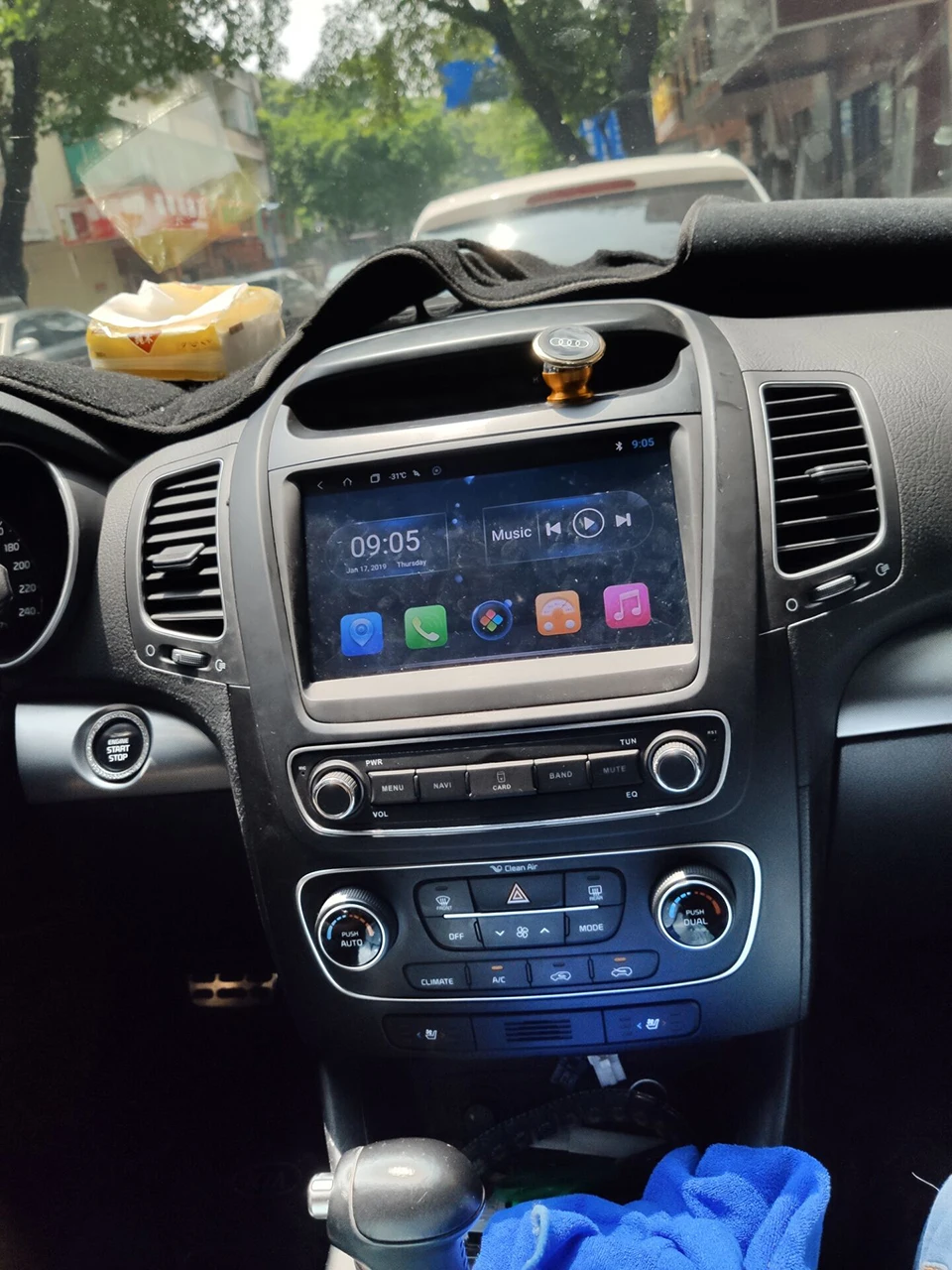 dsp android 10 octa core for sorento 2015 top level car dvd multimedia radio gps player with wifi 4g internet free global shipping