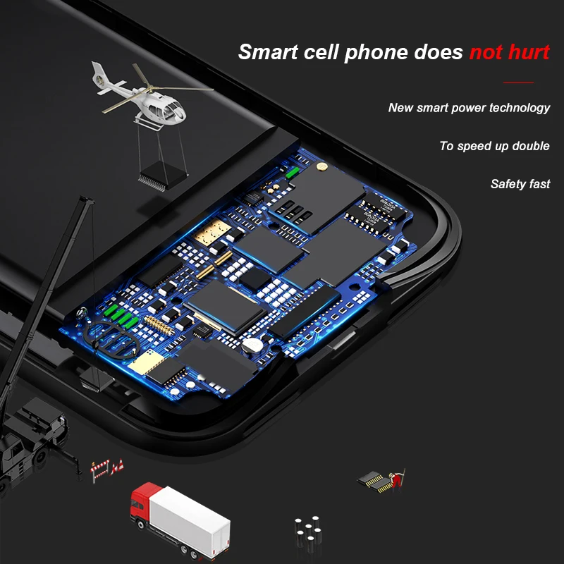 Чехол для зарядного устройства на 6800 мА · ч Xiaomi Mi 9 8 SE внешний аккумулятор Redmi K20 Pro