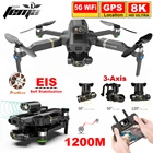 Квадрокоптер HD 8K KAI1 с функцией обхода препятствий, 1,2 км