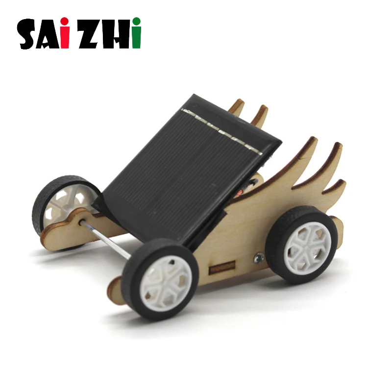 Мини игрушка Saizhi на солнечной батарее 1 комплект Детский обучающий гаджет сделай