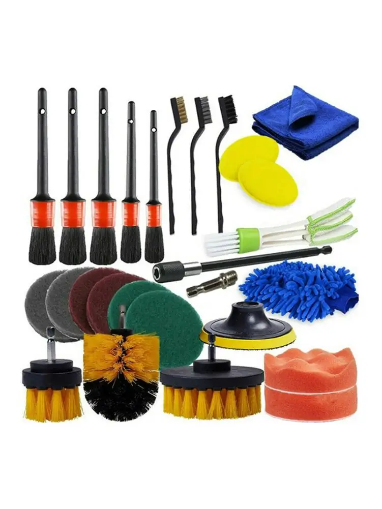 

Набор щёток для чистки автомобиля, 26 шт.