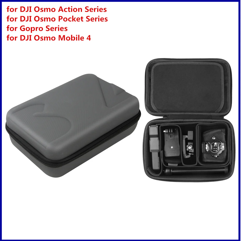

Сумка для хранения Sunnylife DIY чехол для переноски для DJI OM4 / OSMO POCKET / POCKET 2 / OSMO ACTION GoPro 8 MAX Series