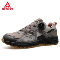humtto brand waterproof man shoes luxury designer leather casual shoes mens breathable hot sale fashion black sneakers for men