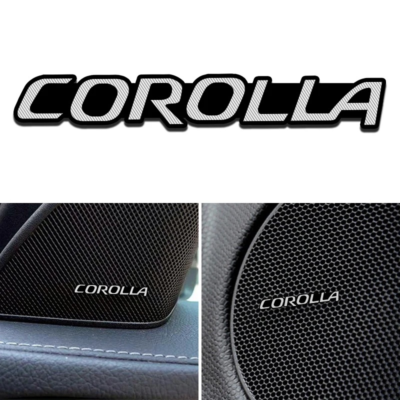 4 шт. модификация для Toyota Corolla RAV4 vensis auris hilux алюминиевые декоративные наклейки