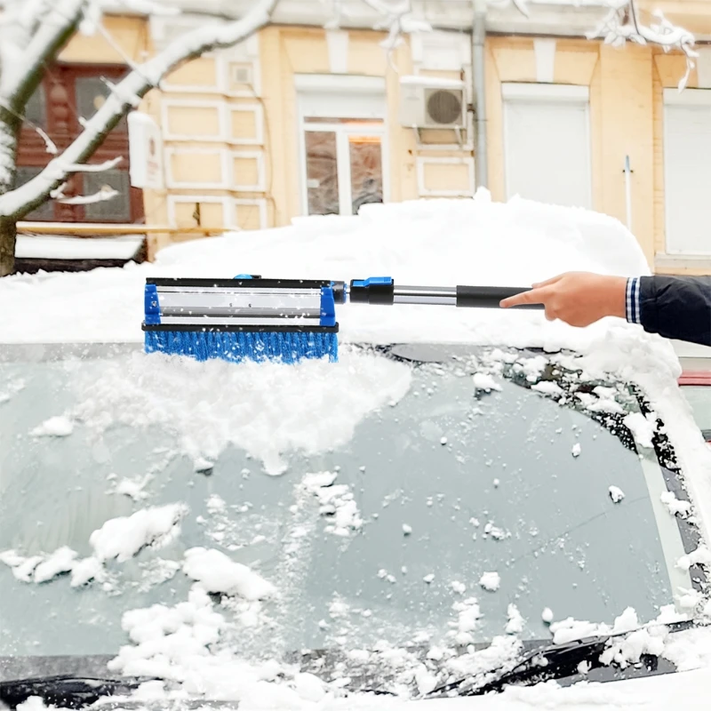 

Car Windshield Snow Removal Shovel with Brush Winter Snow Ice Scraper Shovel null