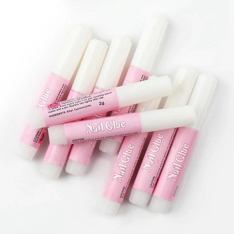 10 шт./компл. мини Красота Клей для ногтей Ложные Украсить Советы клей аксессуары 2G