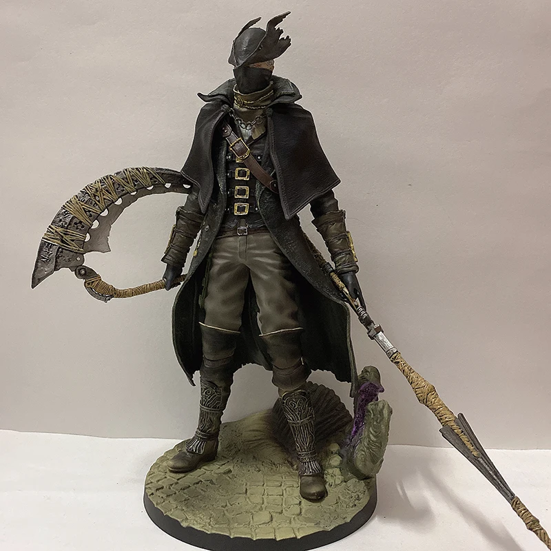 

Bloodborne Figure Hunter New Game The Old Hunters Bloodborne Action Figure Sickle Cosplay Collection Model Toy Christmas Gift