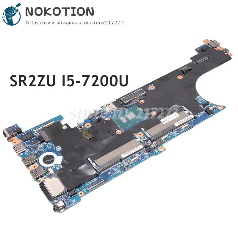 

Материнская плата NOKOTION для ноутбука Lenovo ThinkPad T570 SR2ZU I5-7200U DDR4 448.0AB08.0011 01ER385 01YR384 01ER111 02HL384