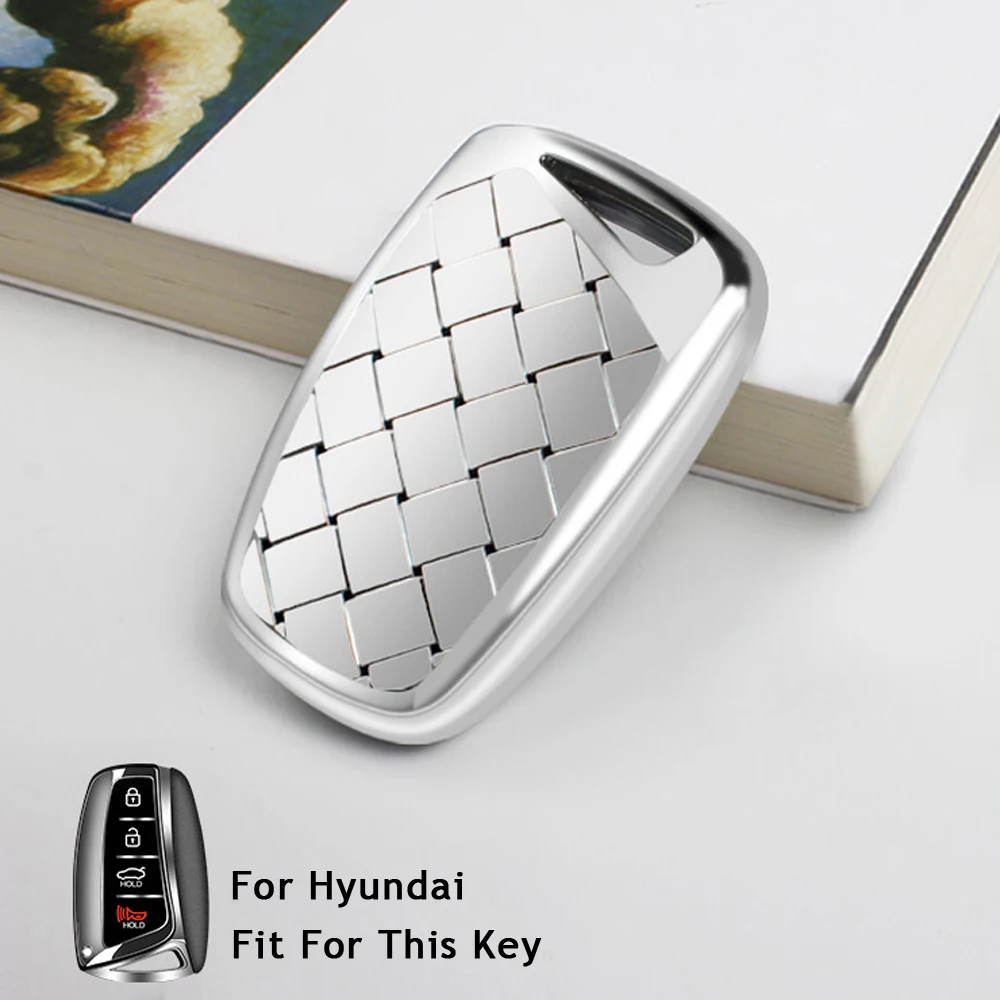 4 кнопки ТПУ ключ чехол для Hyundai Solaris Accent Elantra ix35 ix45 Santa Fe/Equus/Azera/Genesis L110 автомобиль дистанционного смарт-брелок крышка
