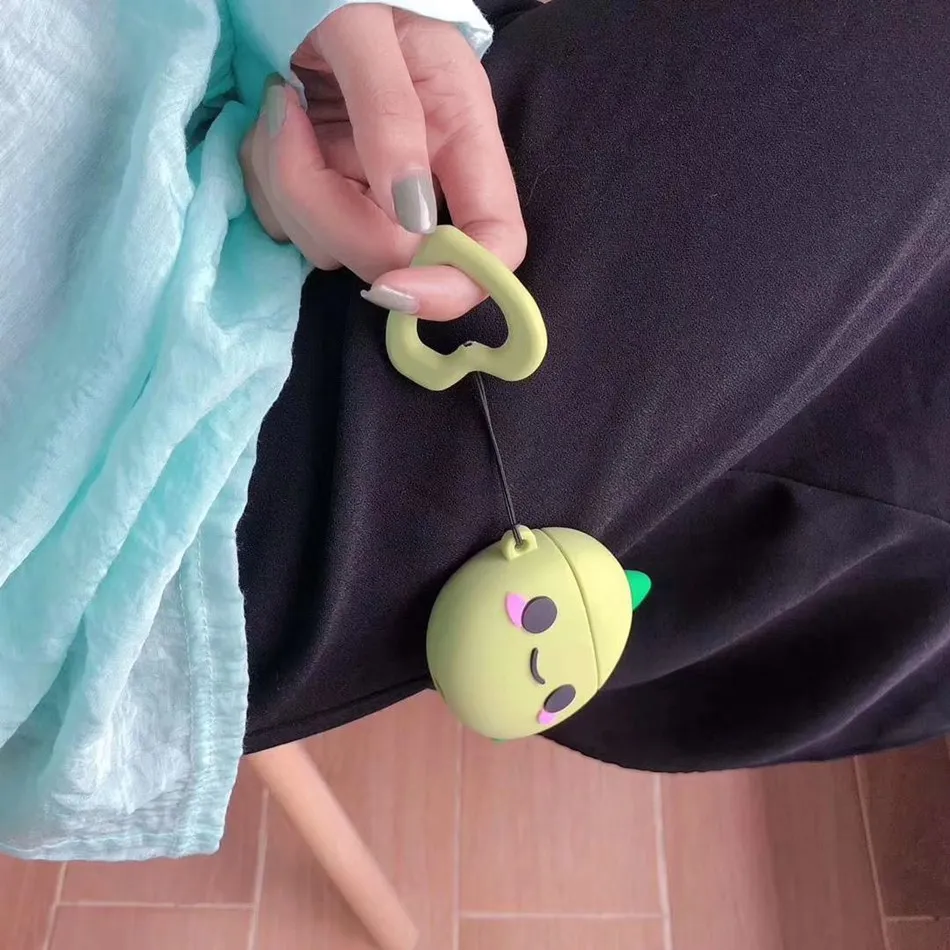 Чехол для наушников для AirPods 2 Чехол с милым мультяшным медвежонком для Apple Air pods 1 чехол для наушников