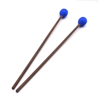 2pcs marimba mallets medium hard keyboard drumsticks drum sticks soft yarn head for percussion instruments parts accessories