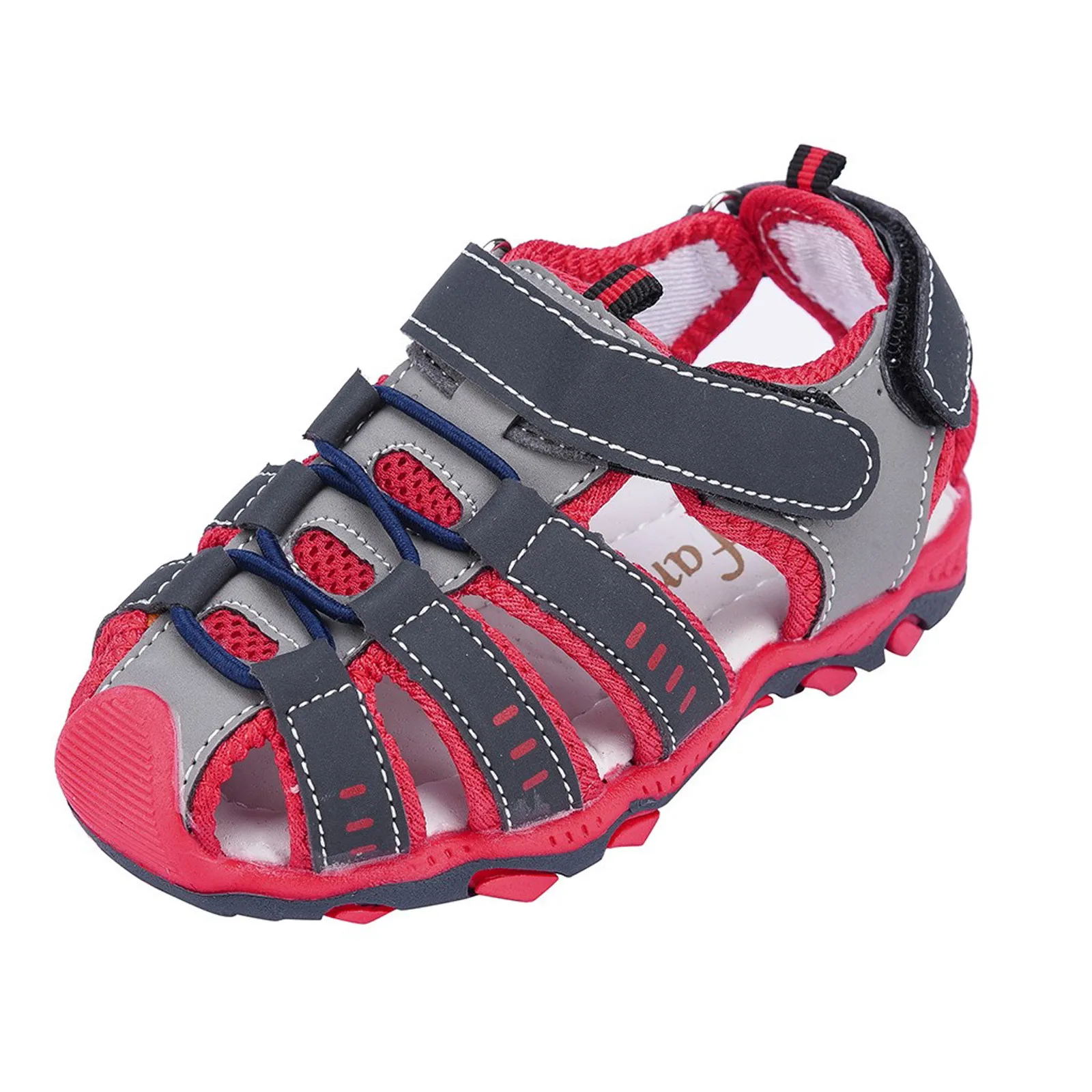 2021 пляжная обувь детские сандалии с закрытым носком для начинающих ходить детей