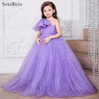 custom tulle flower girl dress for wedding party ball gown children pageant gown girls clothes kid size 1 16y