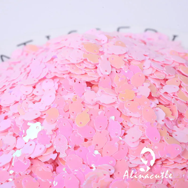 Pink 25 г милые рыбы блестки Швейные аксессуары одежды, аксессуары для одежды, пайетки для поделок скрапбукинга коктейли - Цвет: Pink