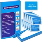 Синий набор для удаления этикеток для кожи, домашнее устройство для бритья родинок, микро-этикетка для кожи, инструмент для лечения и легкой очистки кожи, инструмент для ухода за кожей