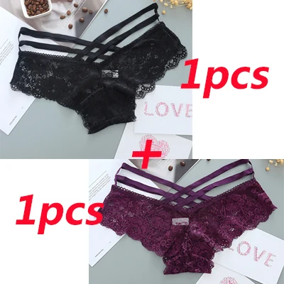 2pcs Color 12 2 шт./лот сексуальные трусики женское нижнее белье бесшовные трусики женские дышащие комфортные трусики женское нижнее белье - Цвет: 2pcs Color 12