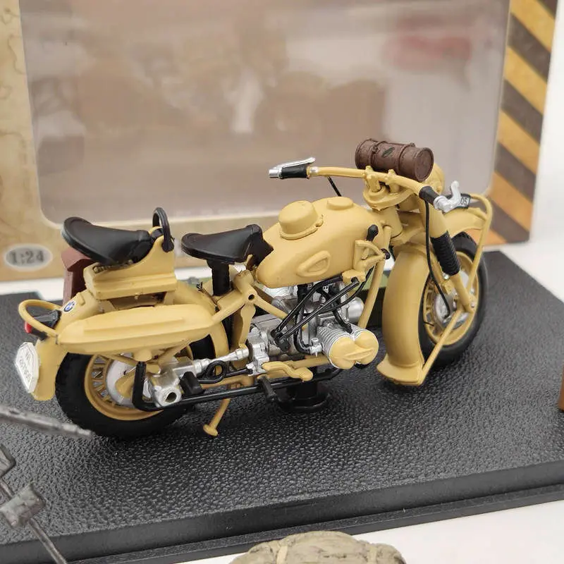 1:24 для мотоцикла B ~ W R75, Вторая мировая война 1939-1945, Коллекционная модель, коллекционные игрушки, подарок, отлитый под давлением желтый (art.: 3a38412d366) - 3a38412d366