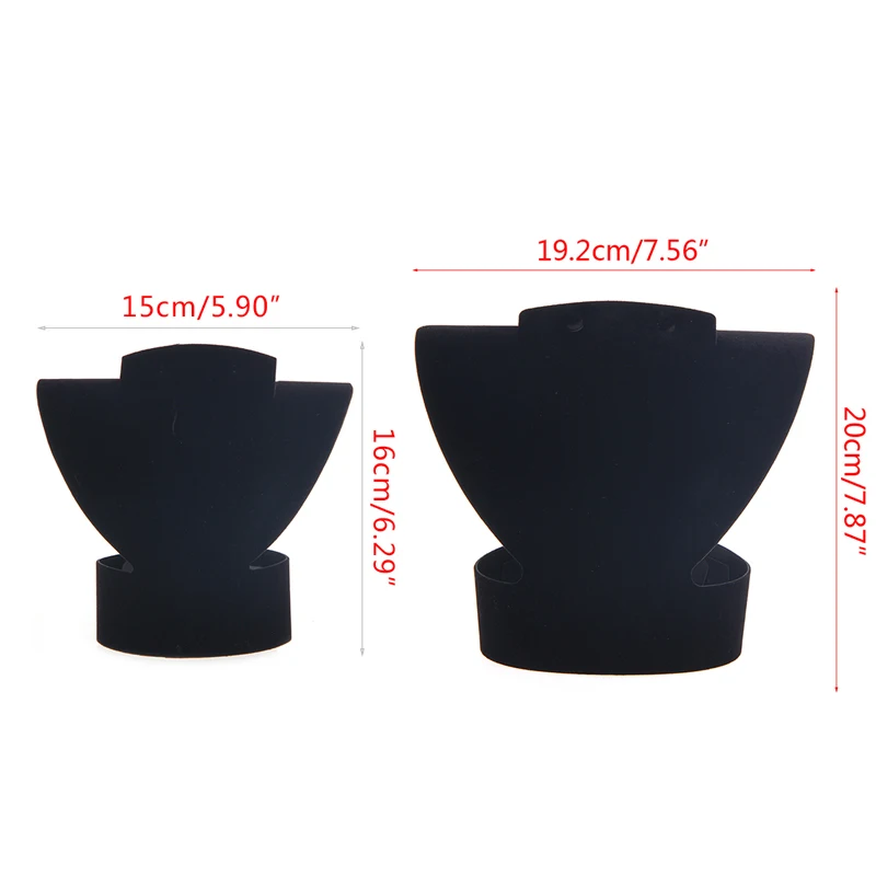 Брендовое Новое складное бархатное ювелирное ожерелье бюст серьги держатель для