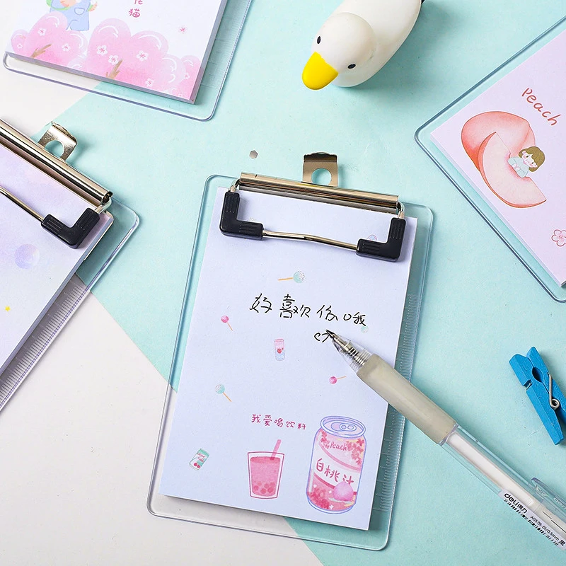 Блокнот для записей блокнот корейский милый зажим тарелок канцелярские