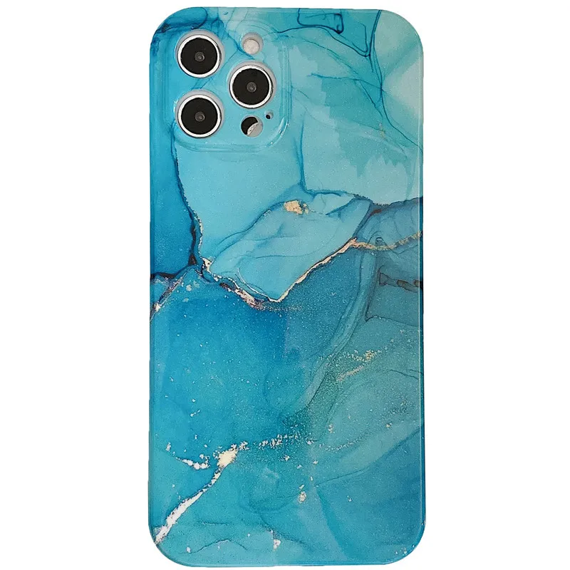 

Hot stamping oil painting marble art student for iPhone mobile phone soft shell niche model remarks