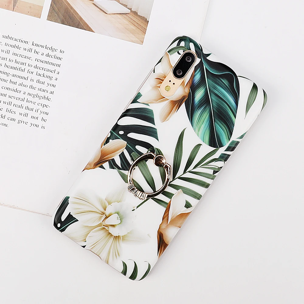 LOVECOM винтажный цветок банановый лист чехол для телефона для huawei mate 30 Lite P20 P30 mate 20 Pro Lite мягкая IMD задняя крышка на весь корпус