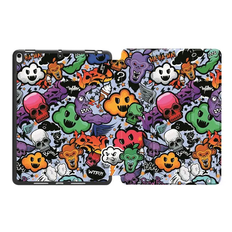 IPBC14 MTT Brain чехол с граффити для iPad Pro 10,5 дюймов Мягкий ТПУ задняя крышка из искусственной кожи складной смарт-чехол для iPad Air 10,5 '' чехол для планшета - Цвет: IPBC14
