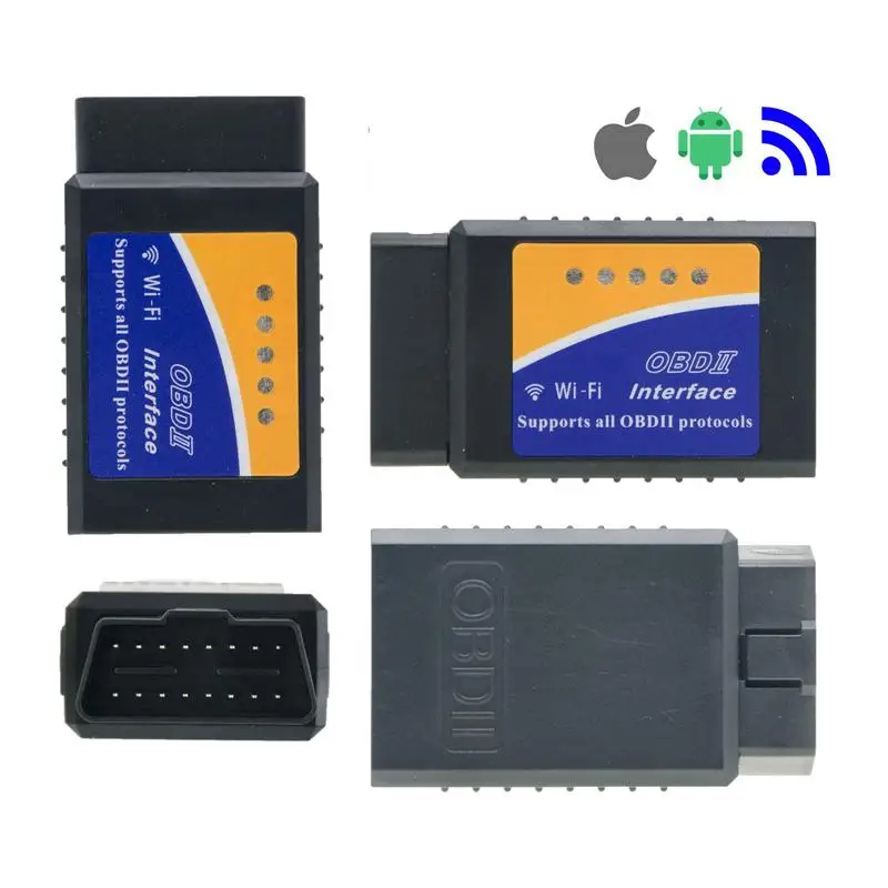 Мини ELM327V WiFi V1.5/V2.1 OBD2 автомобильный диагностический инструмент ELM-327 OBD II автомобильный диагностический сканер для Android и IOS