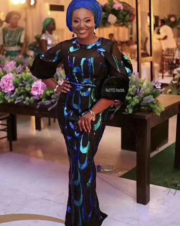 Модная Роскошная африканская кружевная ткань с блестками 2020 высокое качество