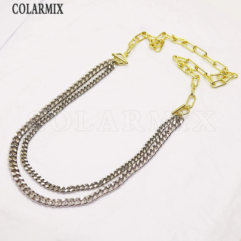 

Ожерелье из 4 нитей ручной работы, ожерелье в стиле панк-поп, Модная бижутерия, ожерелье, длинное ожерелье, женское ювелирное изделие 9807