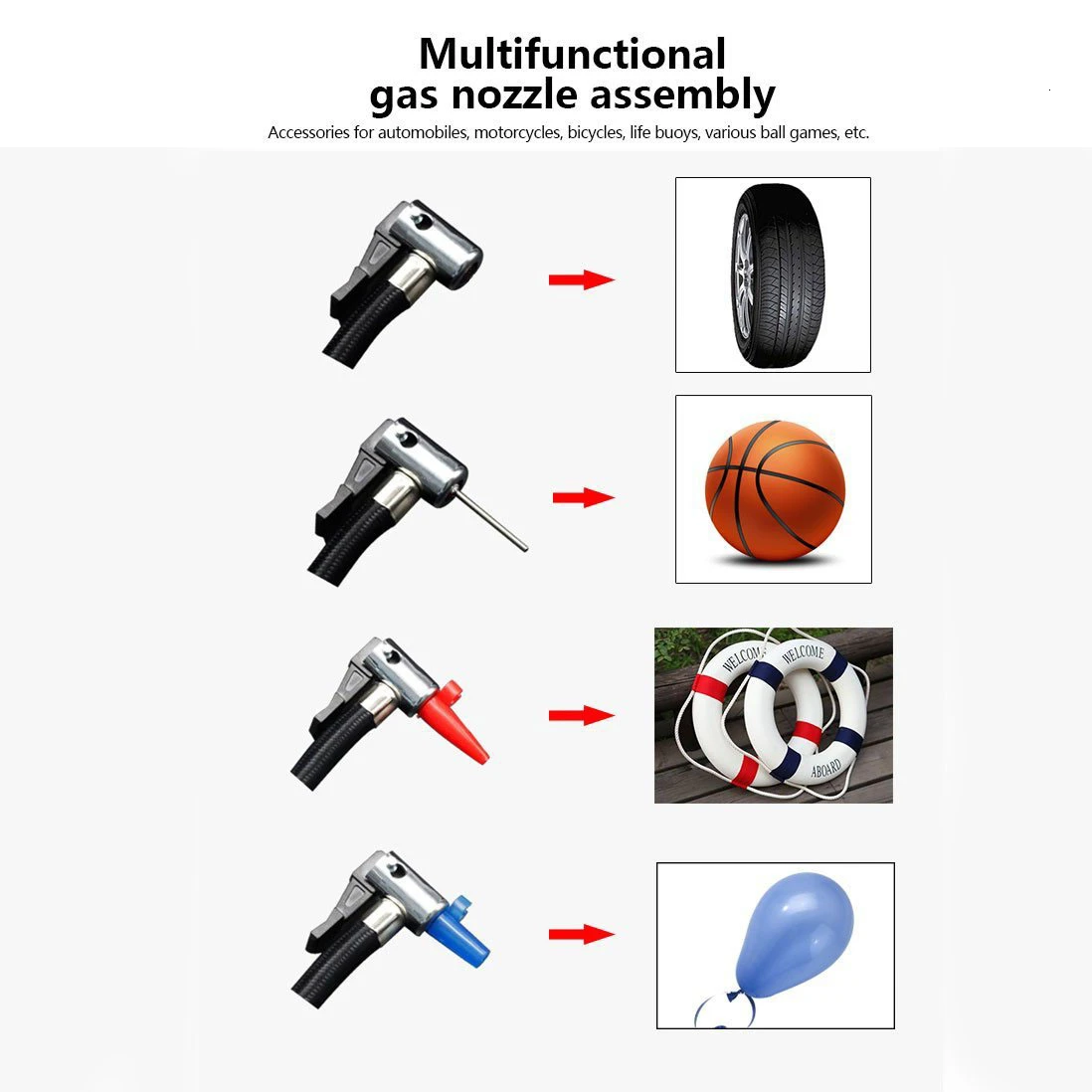 Насос для шин DC 12 В портативный электрический компрессор матрасов мотоциклов