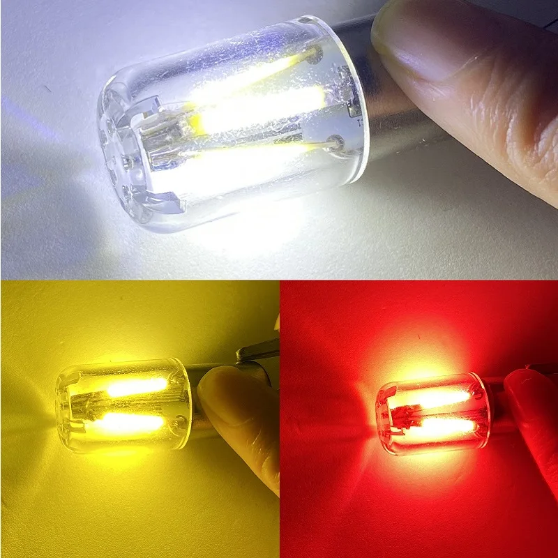 

1pcs 4 Filament Led 1156 BA15S P21W Car Reverse Light 1157 BAY15D Brake Light Bulb Automobile Vehicle Lamp Yellow/red/white 12V