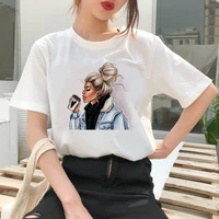 tops funny printed t shirt sexy girl summer harajuku top t shirt women fashion soft casual white t shirts