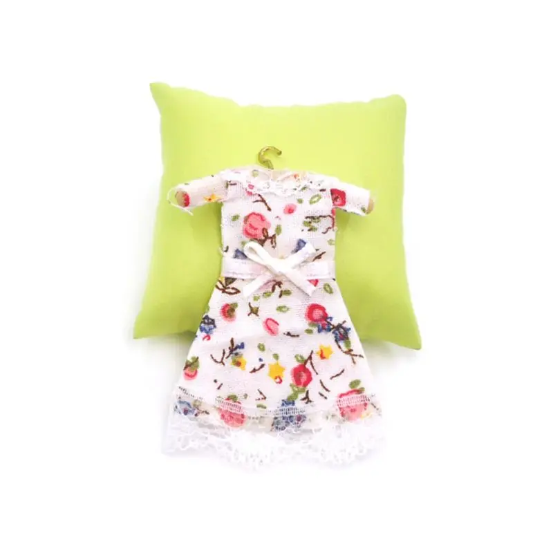 1:12 Кукольный домик миниатюрное платье костюм принцессы дом аксессуары для