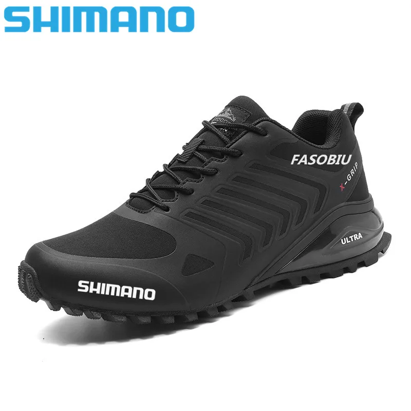 

2021 Shimano Summer Breathable Upstream Water Shoes Men Air Mesh Trail Sneakers for Men Anti-skid Fishing Trekking Hiking Shoes