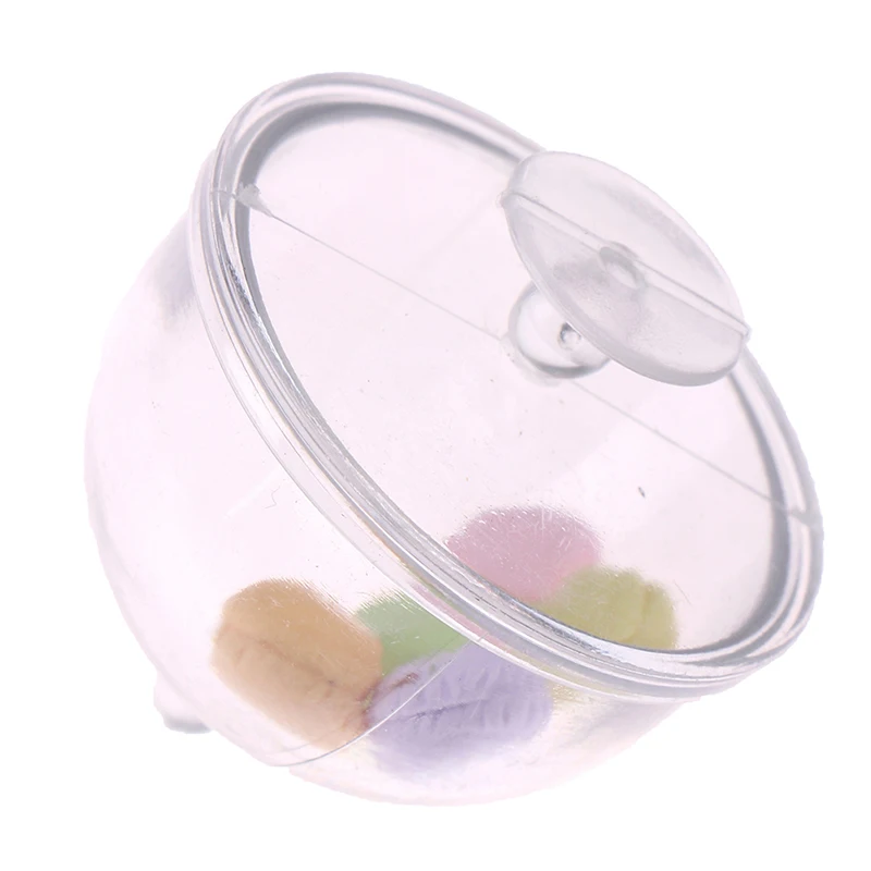 

Кукольный домик, прозрачная стеклянная тарелка для десертов и фруктов, миниатюры для кукольного домика 1:12, прозрачная тарелка для десерта + ...