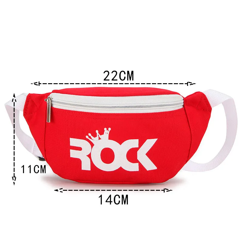 Детская нагрудная сумка Холщовый саквояж на молнии с надписью вместительный