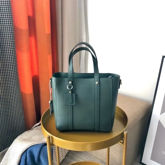 

free shipping 2020 the new style fashion and simple genuine cow leather women handbag one shoulder bag crossbody bag 6color 21cm