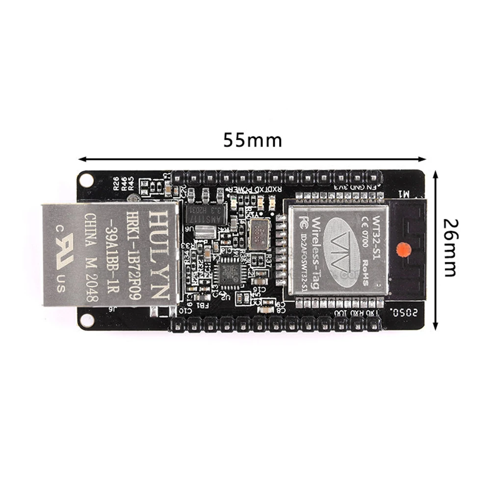 WT32-ETH01 встроенный WiFi Bluetooth-совместимый Ethernet последовательный порт беспроводной